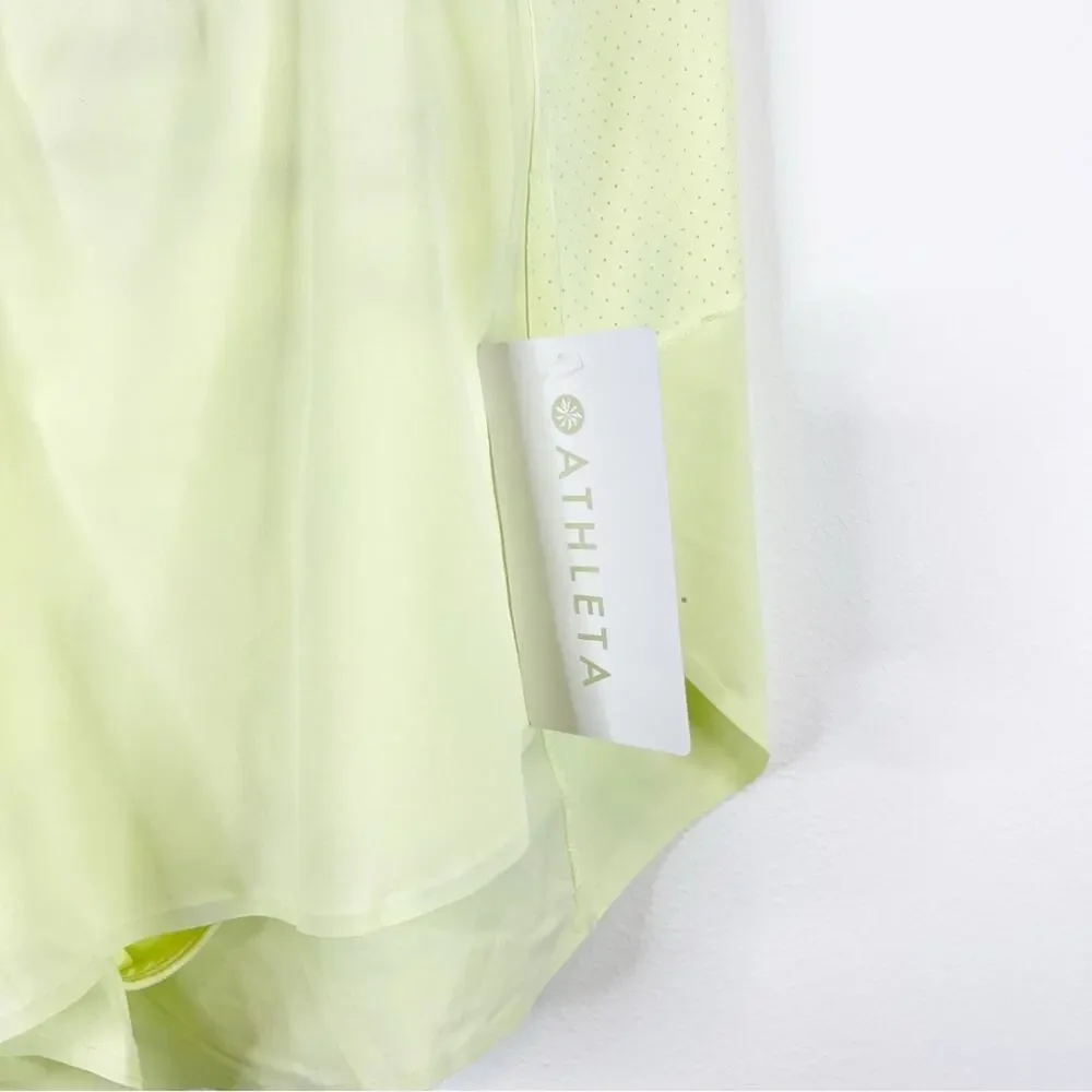 NWT Athleta‎ Run With It 3.5” Inseam Running Shorts 1X Yellow